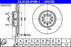DISCHI FRENO ATE 425158 - APPLICABILITA' AUDI, SEAT, SKODA, VW, CUPRA.