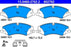 PASTIGLIA FRENO ATE 602762 - APPLICABILITA' DISCOVERY IV, RANGE ROVER III, RANGE ROVER SPORT.