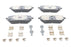 PASTIGLIA FRENO ATE 603881 - APPLICABILITA' MERCEDES.