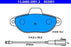 PASTIGLIA FRENO ATE 603951 - APPLICABILITA' FIAT, LANCIA.