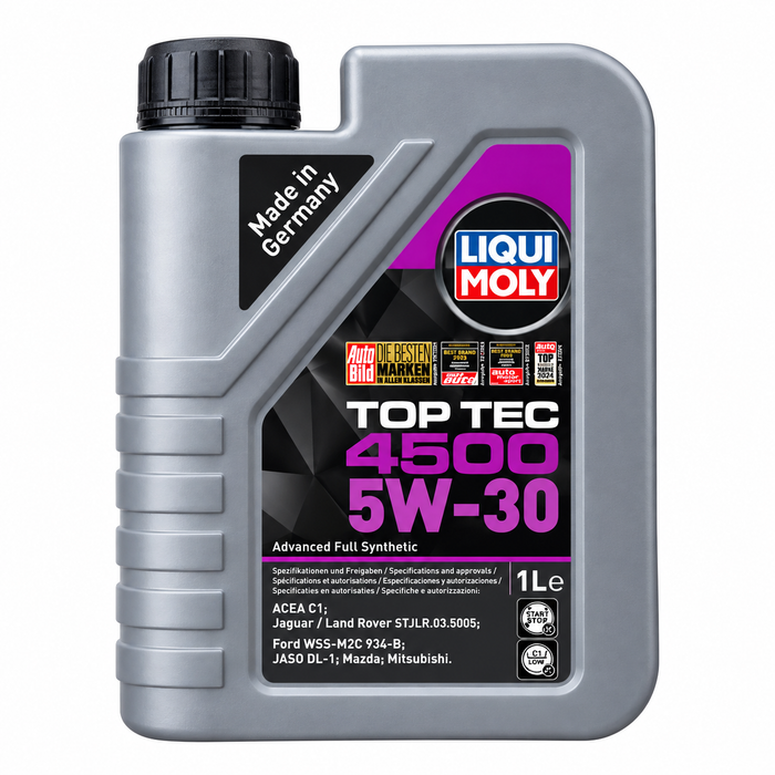 OLIO MOTORE LIQUI MOLY TOP TEC 4500 5W30 1LT