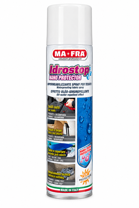 MAFRA IDROSTOP NANO PROTECTOR - IMPERMEABILIZZANTE SPRAY PER TESSUTI 300ML