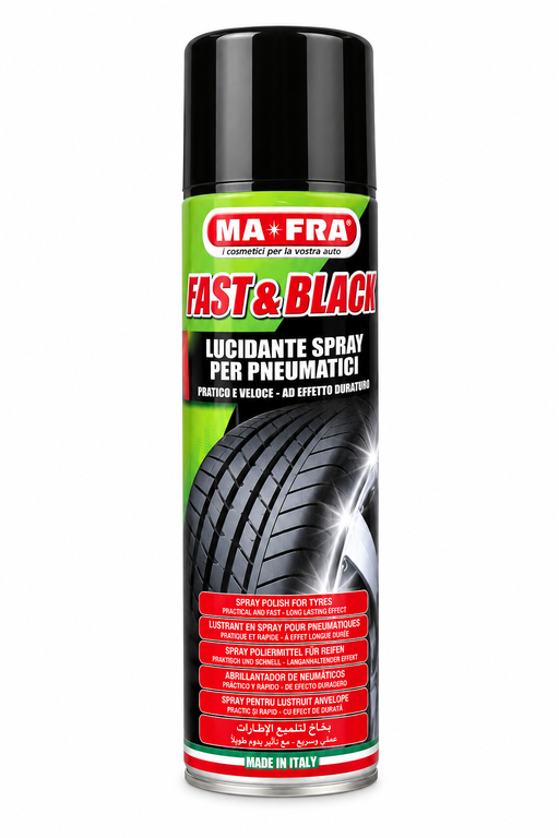 MAFRA FAST & BLACK - LUCIDANTE SPRAY PER PNEUMATICI 200ML