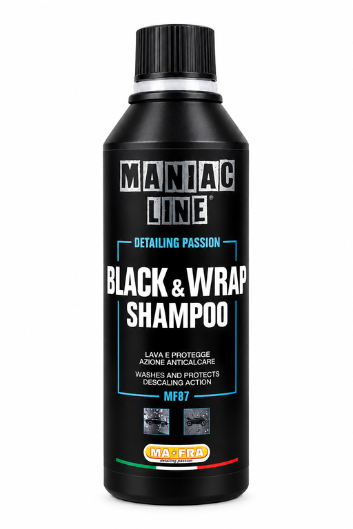 MAFRA MANIAC LINE BLACK & WRAP SHAMPOO MF87 - SHAMPOO PER AUTO 500ML