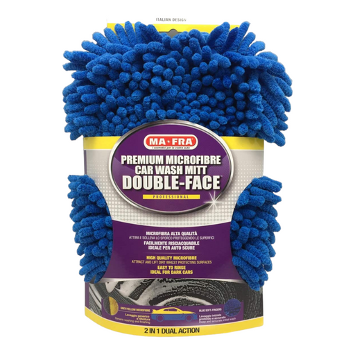 A0247 MAFRA DOUBLE FACE PREMIUM MICROFIBER CAR WASH MITT – GUANTO LAVAGGIO AUTO