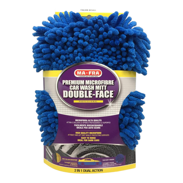 A0247 MAFRA DOUBLE FACE PREMIUM MICROFIBER CAR WASH MITT – GUANTO LAVAGGIO AUTO