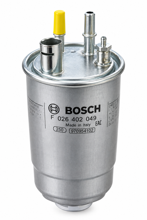 FILTRO CARBURANTE BOSCH F026402049 - APPLICABILITA' FIAT,ALFA,LANCIA 1,3 MJ METALLO