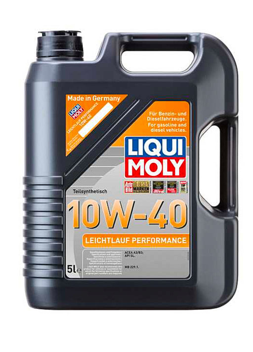 Olio motore Liqui Moly 10W-40 Leich­tlauf Perfor­mance 5LT