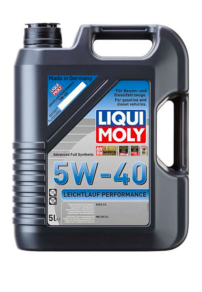 Olio motore Liqui Moly 5W-40 Leich­tlauf Perfor­mance 5LT