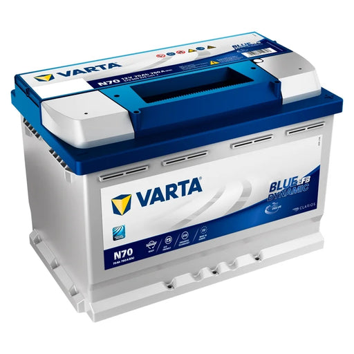 Batteria Varta blue dynamic 70Ah EFB Start e stop (N70)