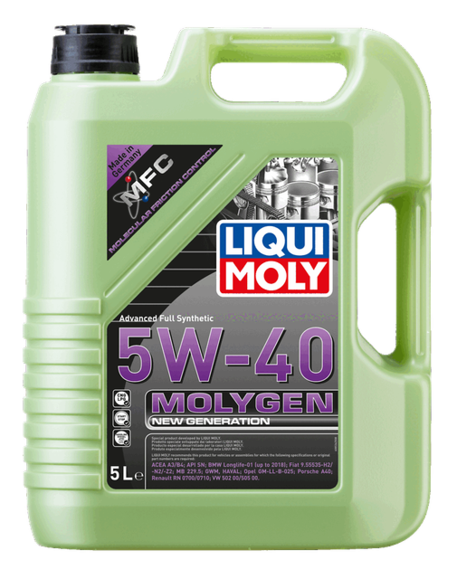 OLIO MOTORE LIQUI MOLY MOLYGEN NEW GENERATION 5W40 – 5 Litri