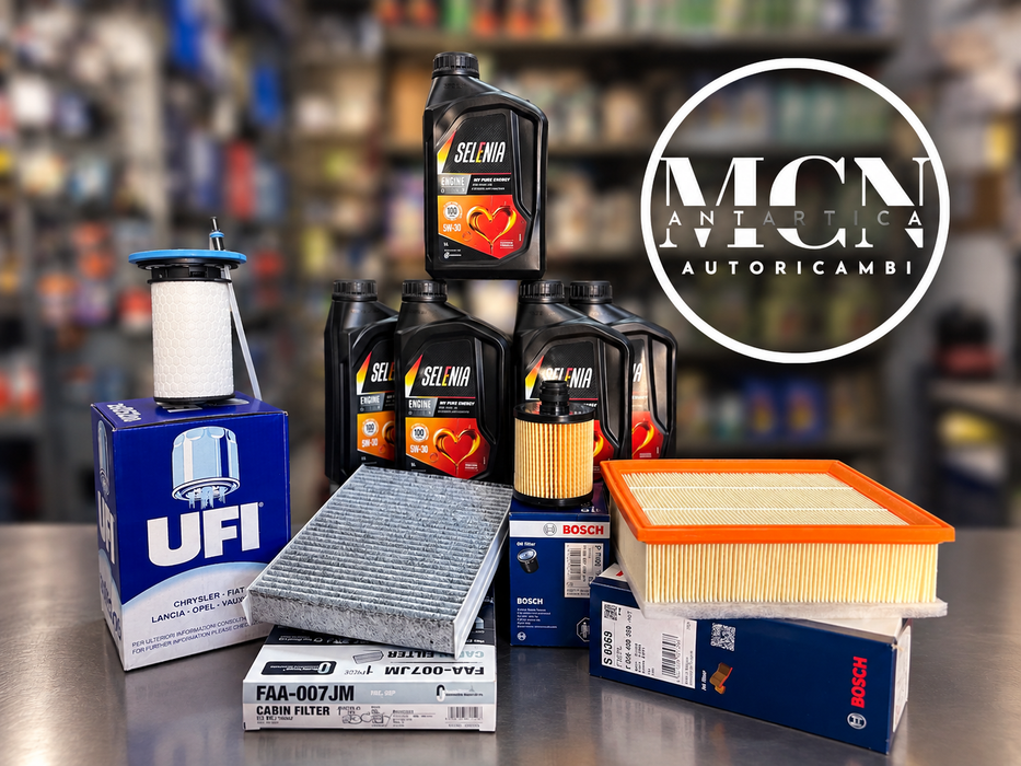 KIT TAGLIANDO - APPLICABILITÀ FIAT 500X, FIAT 500L, JEEP RENEGADE, JEEP COMPASS 1600MJ