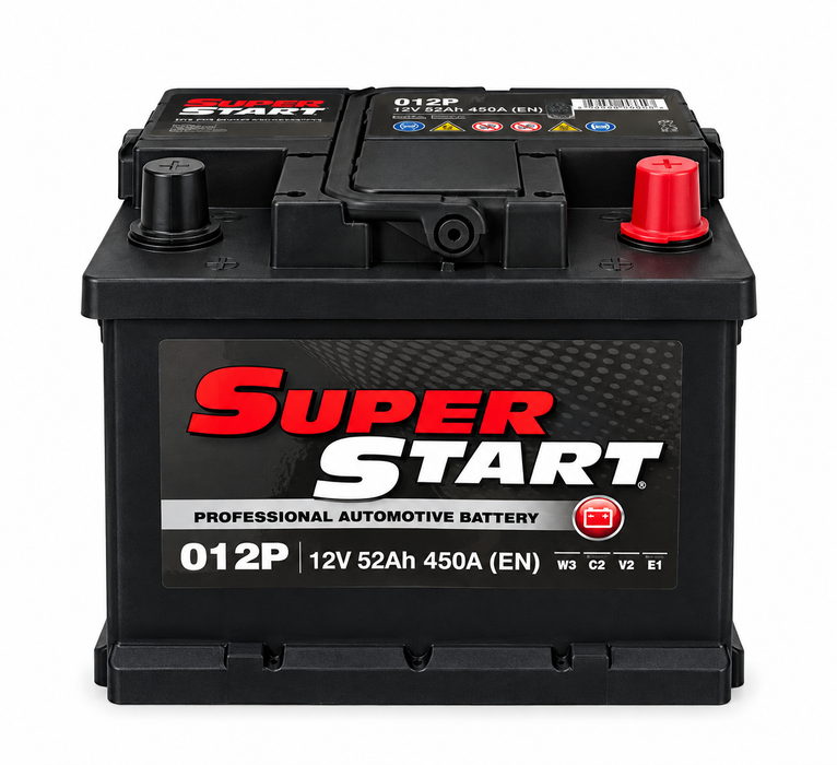 BATTERIA AUTO SUPER START 012P - 12V 52AH 450A (EN)