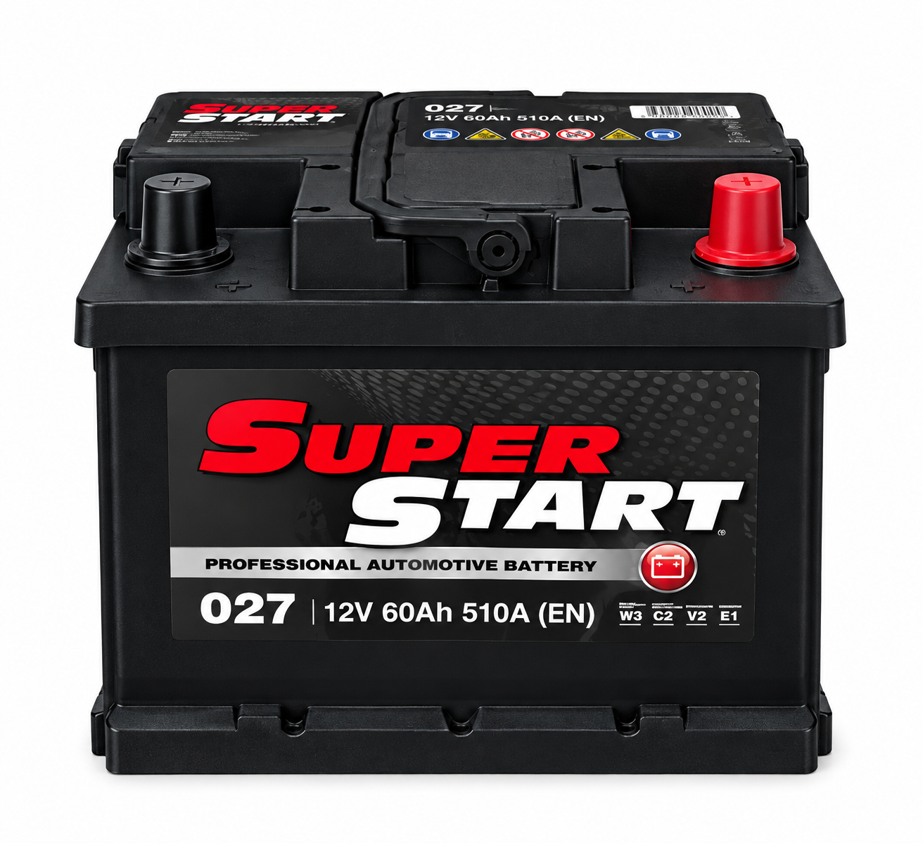 BATTERIA AUTO SUPER START 027 - 12V 60AH 510A (EN)