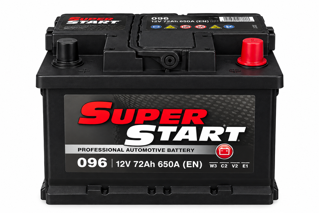 BATTERIA SUPER START 096 - 12V 72AH 650A (EN)