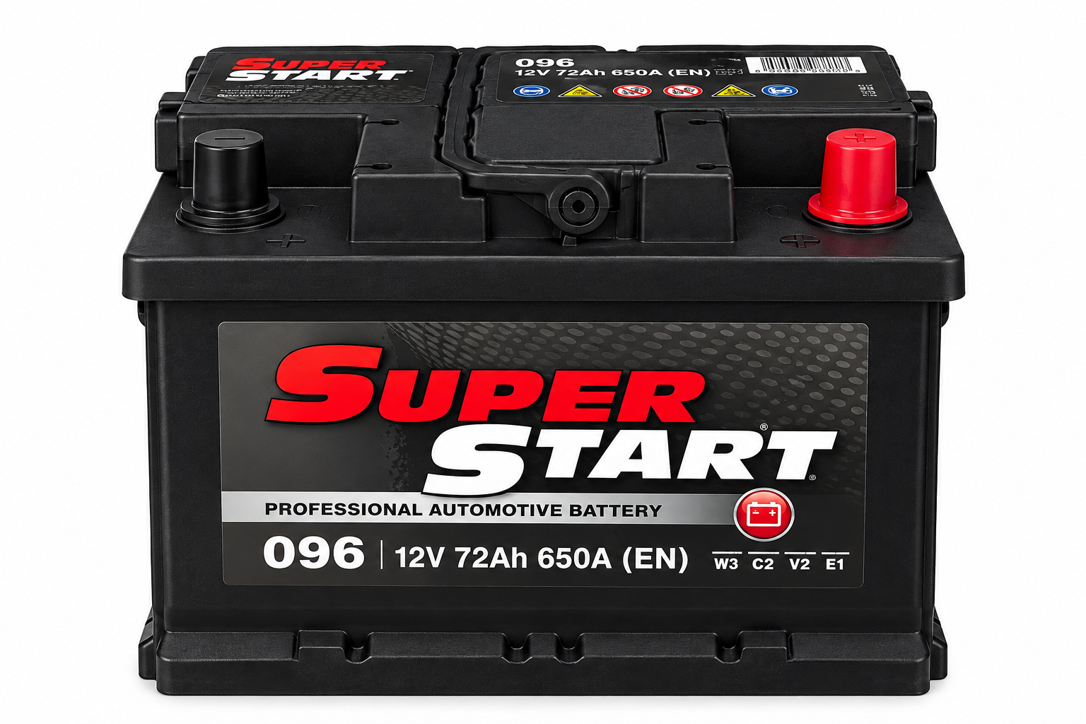 BATTERIA SUPER START 096 - 12V 72AH 650A (EN)