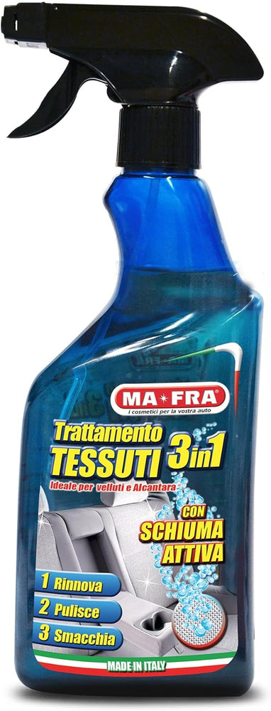 MAFRA TRATTAMENTO TESSUTI 3 IN 1 – PULIZIA E CURA DEGLI INTERNI AUTO 500ML