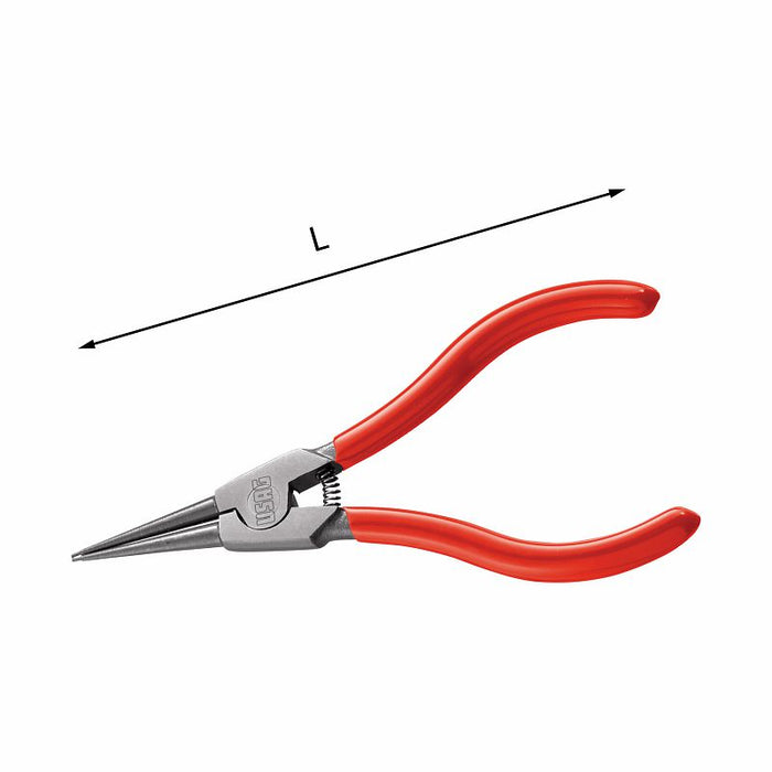 Pinze a becchi diritti per anelli elastici esterni Usag 128 C. 19-60