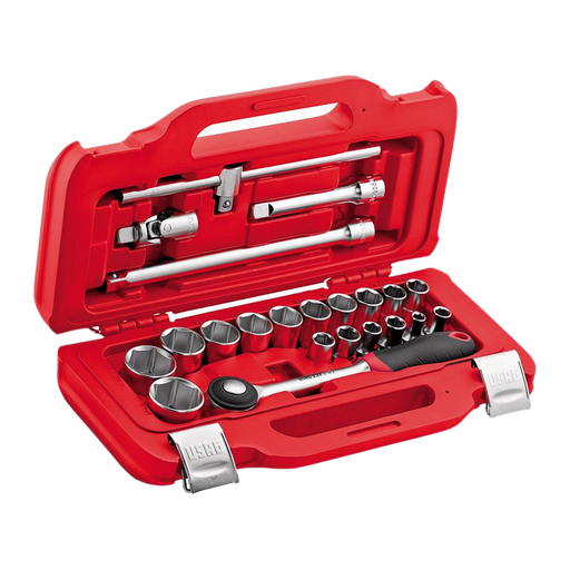 Cassetta modulare con bussole esagonali (22 pz) Usag 601 1/2 J22