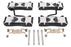 PASTIGLIA FRENO ATE LD4894 - APPLICABILITA' ALFA ROMEO.